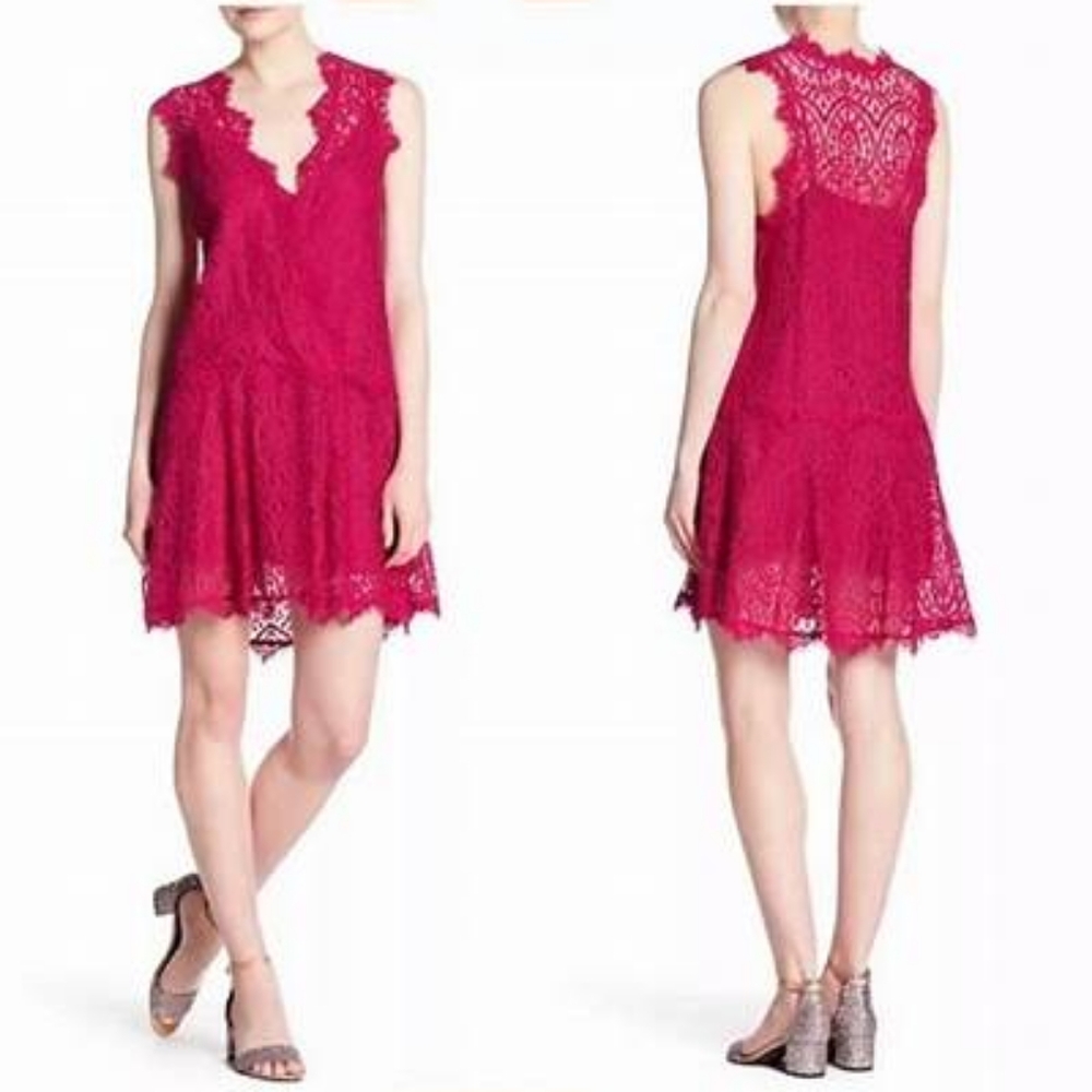 NWT, Free People Heart in Two Lace Mini Dress - Picture 15 of 15